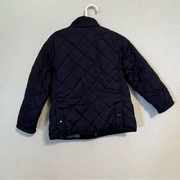Kid's Crewcuts Navy Blue Quilted Puffer Jacket - Picture 7 of 8